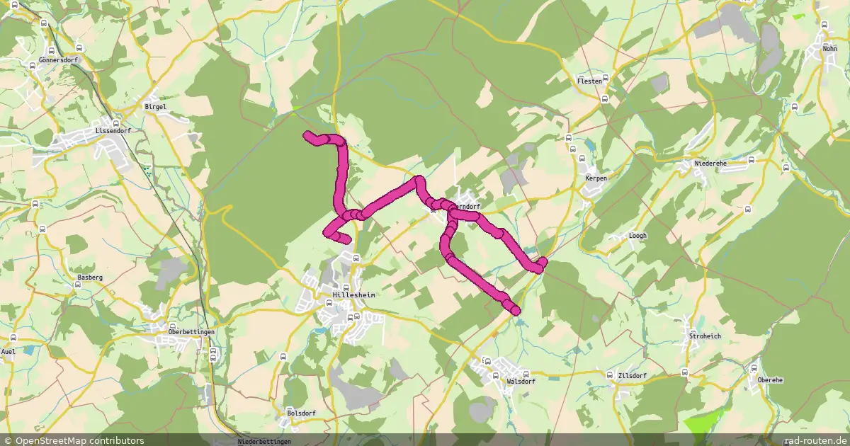 Radroute Hillesheim – Berndorf – Fernradroute auf Rad-Routen.de