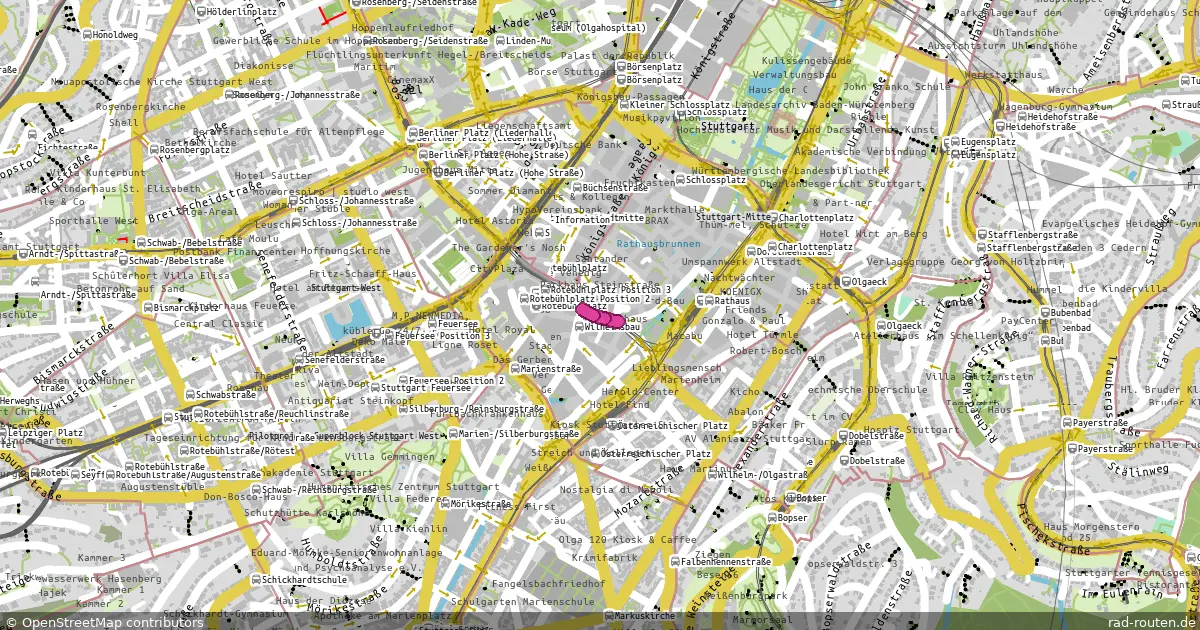 DE:BW:RadNETZ (Rundweg) in Stuttgart – Fernradroute, ca. 0 km auf Rad-Routen.de