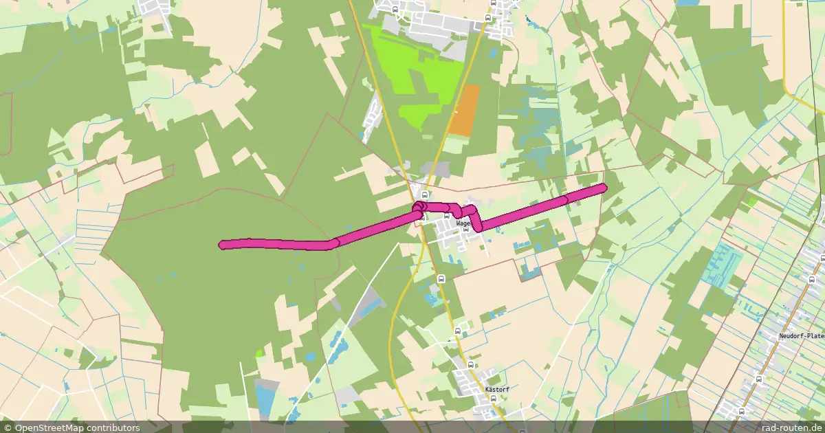 Radroute Wagenhoff – Gifhorn – Fernradroute auf Rad-Routen.de
