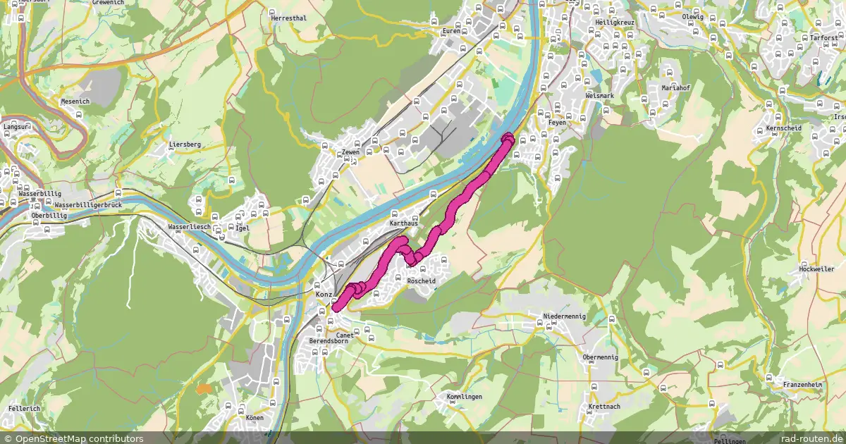 Radroute Trier – Konz