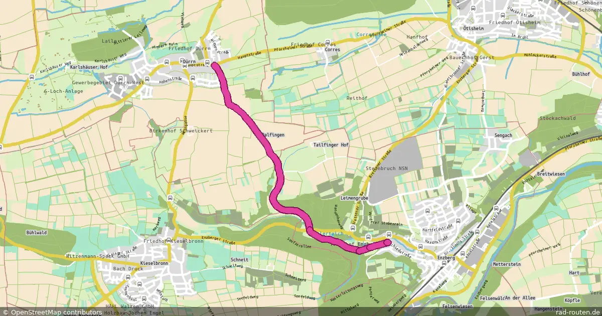 DE:BW:ENZ – Fernradroute auf Rad-Routen.de