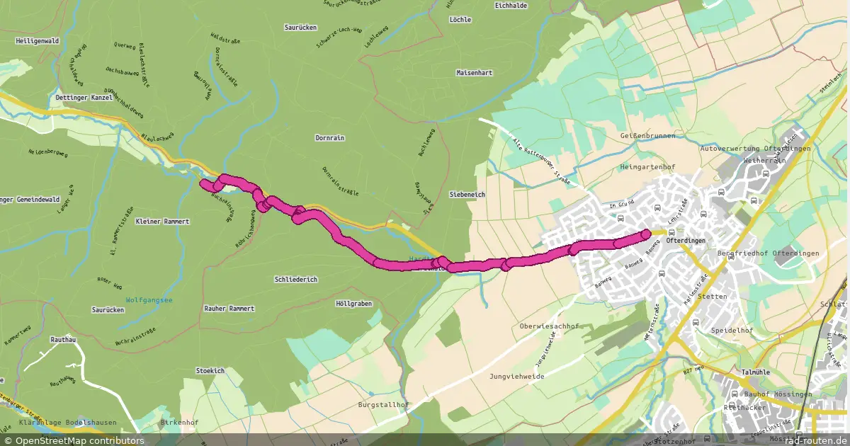 DE:BW:TÜ – Fernradroute auf Rad-Routen.de