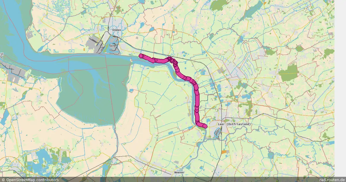 Radroute Leer (Ostfriesland) – Emden