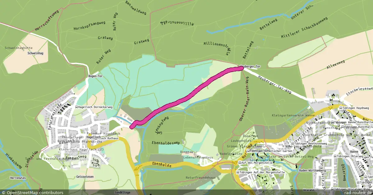 DE:BW:TÜ – Fernradroute auf Rad-Routen.de