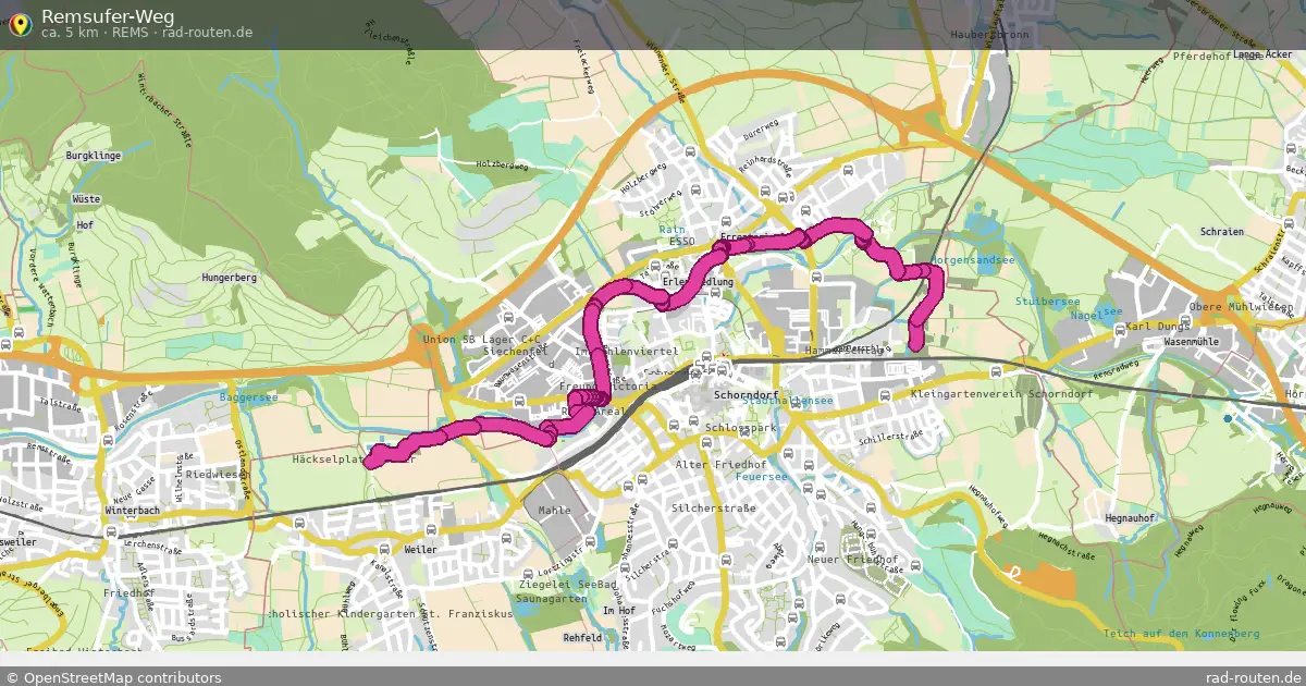Remsufer-Weg (Rems) – Fernradroute auf Rad-Routen.de