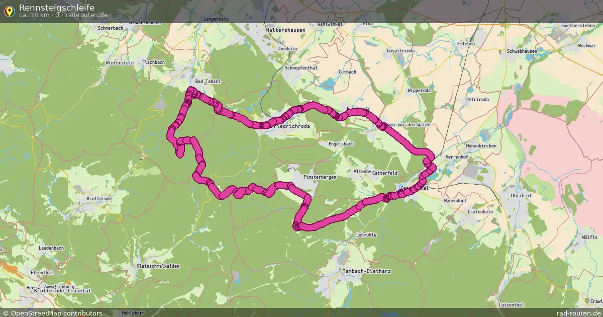 Rennsteigschleife (3) – Fernradroute auf Rad-Routen.de