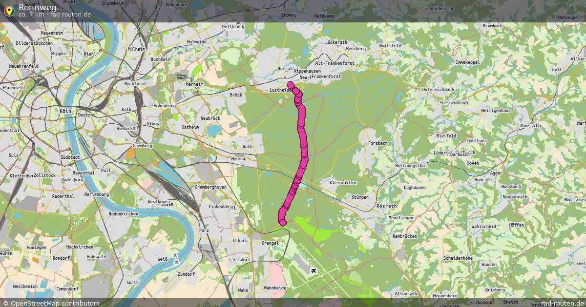 Rennweg – Fernradroute auf Rad-Routen.de