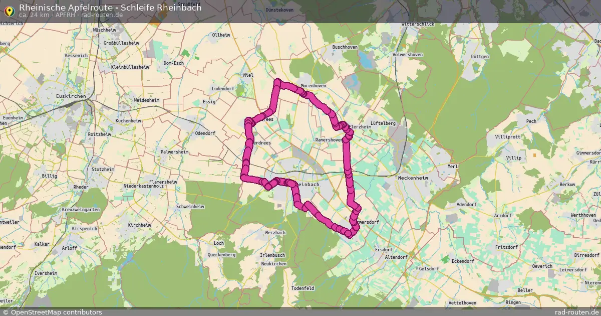 Rheinische Apfelroute - Schleife Rheinbach