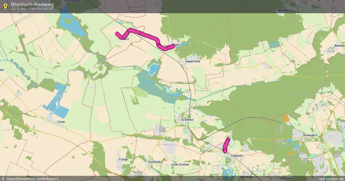 Rhinluch-Radweg – Fernradroute auf Rad-Routen.de