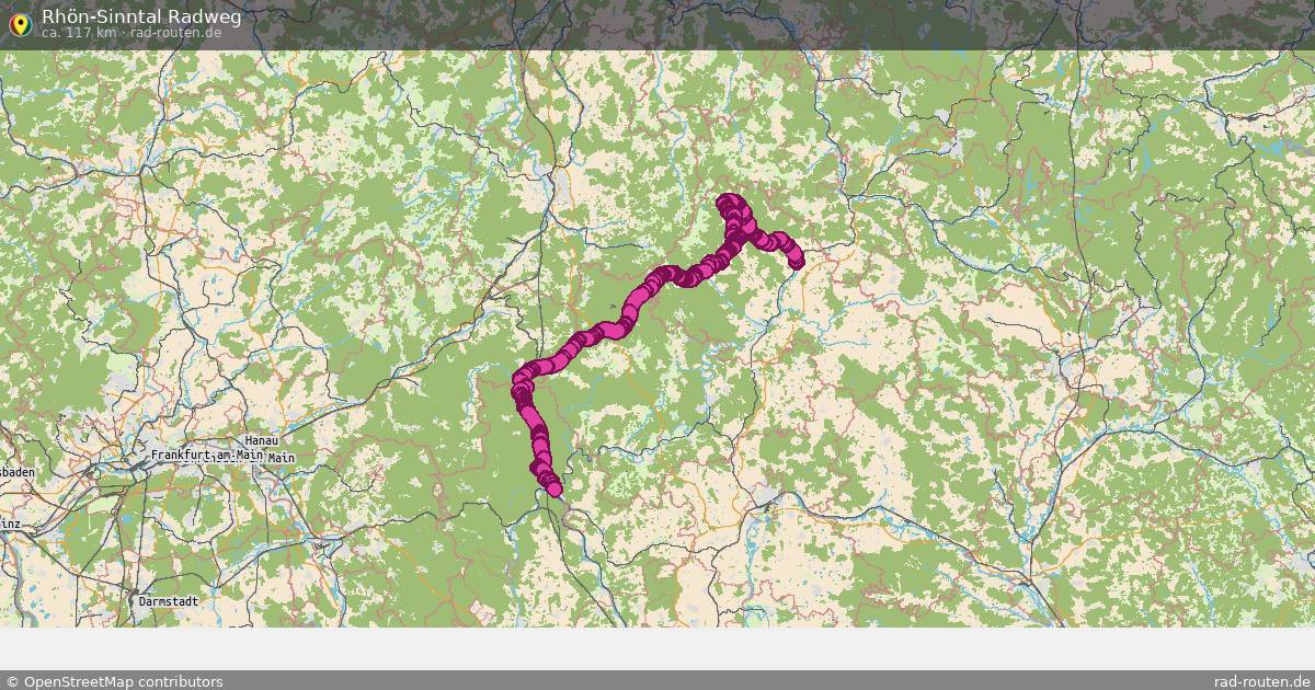 Rhön-Sinntal Radweg – Fernradroute auf Rad-Routen.de
