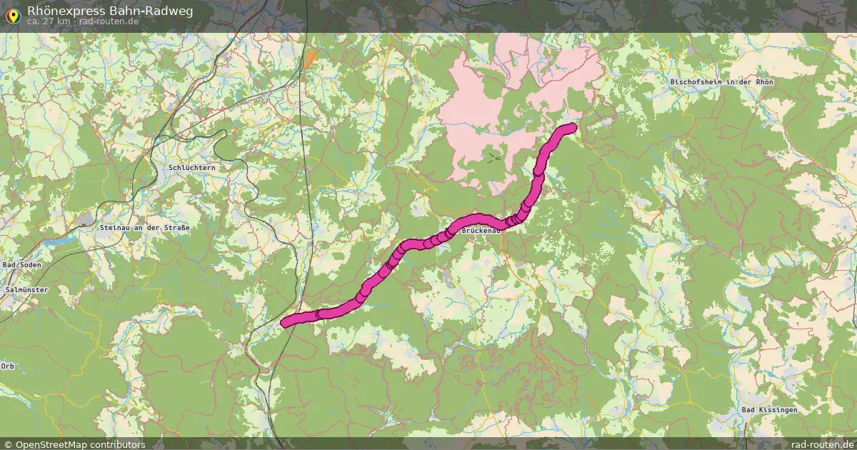 Rhönexpress Bahn-Radweg