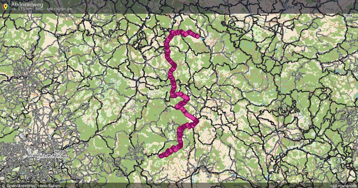 Rhönradweg (RHÖ) – Fernradroute auf Rad-Routen.de