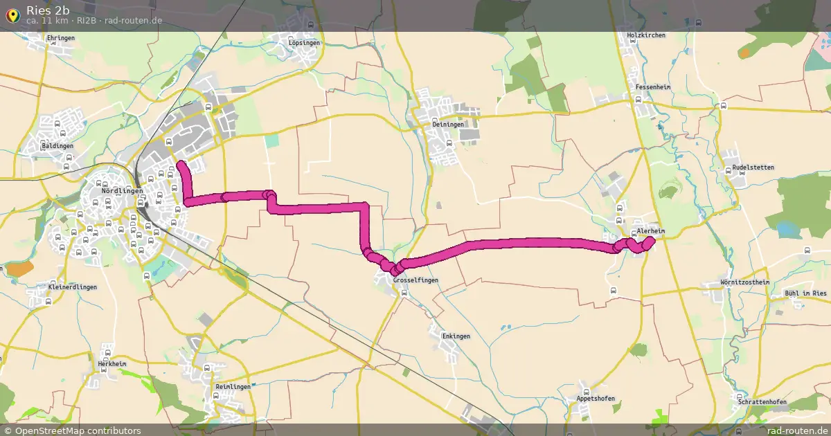 Ries 2b (Ri2b) – Fernradroute auf Rad-Routen.de