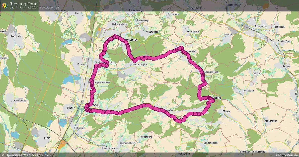 Riesling-Tour (KS06) – Fernradroute auf Rad-Routen.de