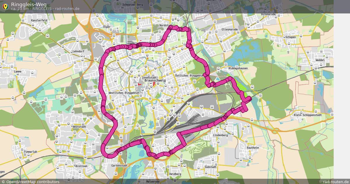 Ringgleis-Weg (Ringgleis) – Fernradroute auf Rad-Routen.de