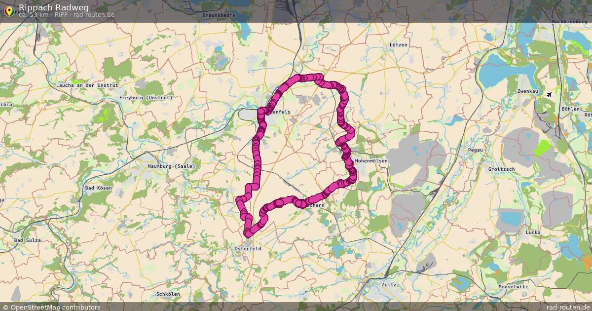 Rippach Radweg (RIPP) – Fernradroute auf Rad-Routen.de