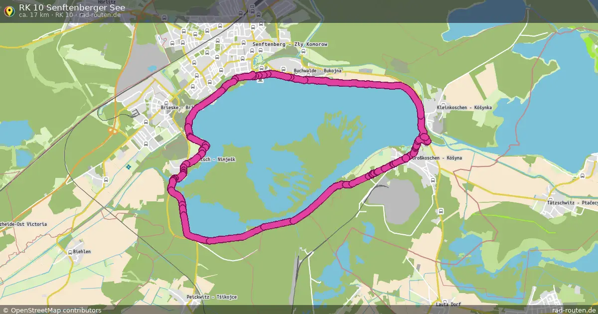 RK 10 Senftenberger See (RK 10) – Fernradroute auf Rad-Routen.de