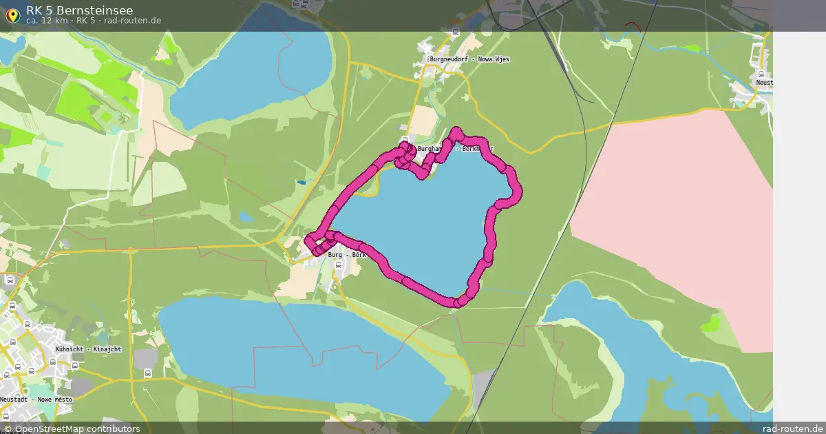 RK 5 Bernsteinsee (RK 5) – Fernradroute auf Rad-Routen.de