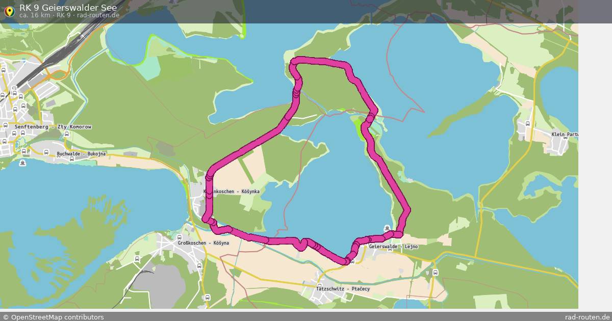 RK 9 Geierswalder See (RK 9) – Fernradroute auf Rad-Routen.de
