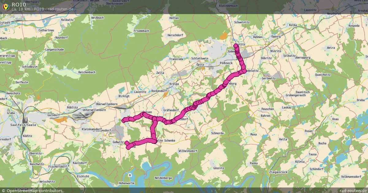 RO10 (RO10) – Fernradroute auf Rad-Routen.de