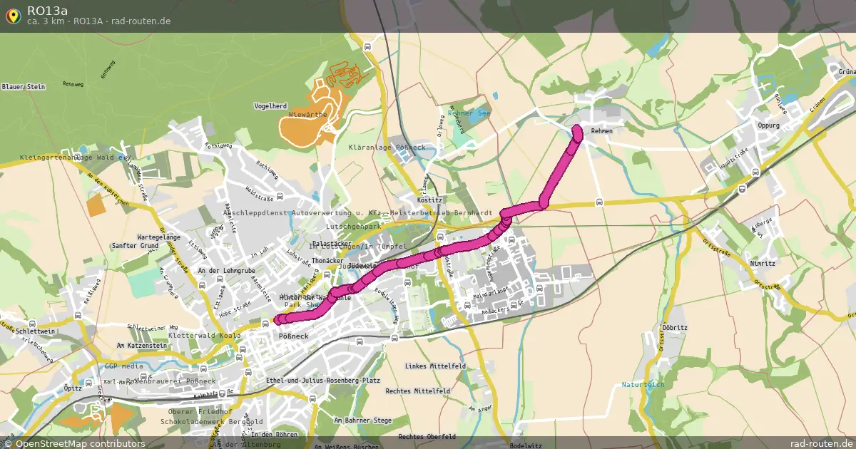 RO13a (RO13a) – Fernradroute auf Rad-Routen.de