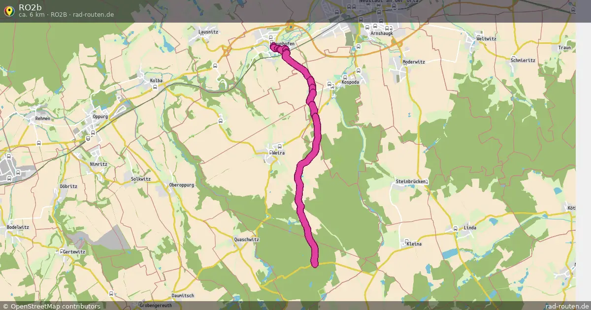 RO2b (RO2b) – Fernradroute auf Rad-Routen.de