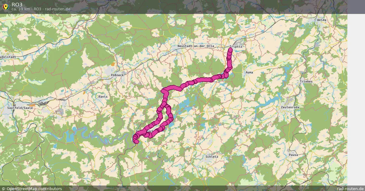 RO3 (RO3) – Fernradroute auf Rad-Routen.de