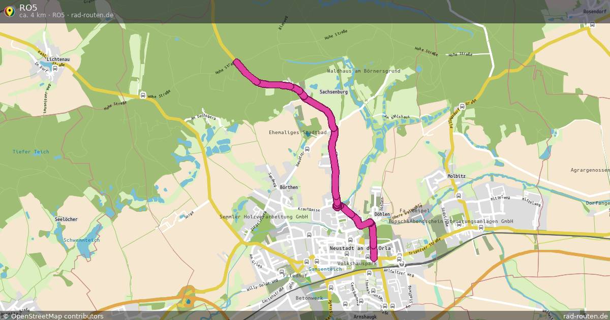 RO5 (RO5) – Fernradroute auf Rad-Routen.de