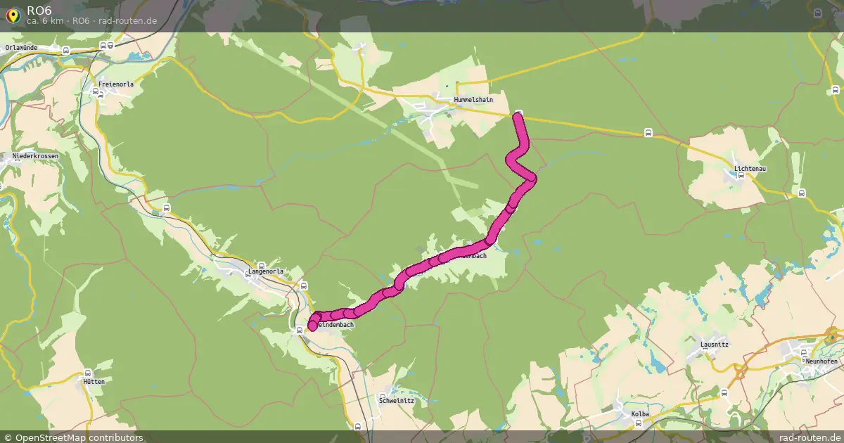 RO6 (RO6) – Fernradroute auf Rad-Routen.de