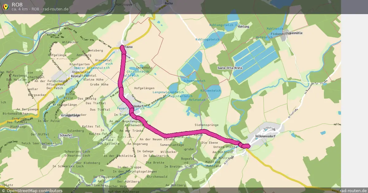 RO8 (RO8) – Fernradroute auf Rad-Routen.de