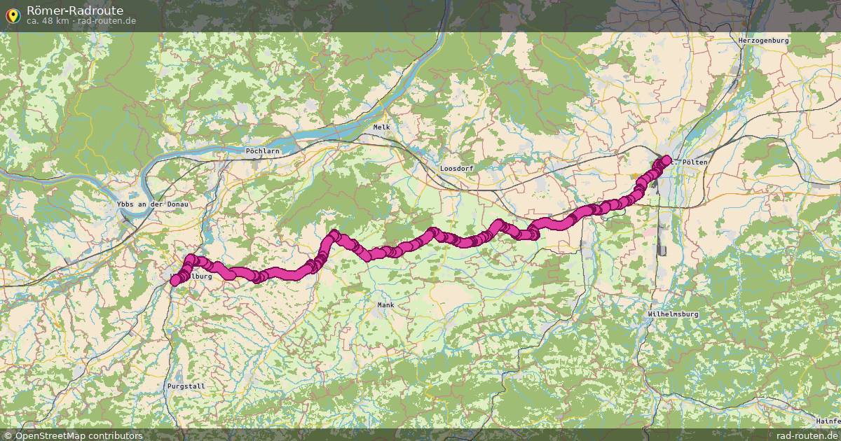 Römer-Radroute – Fernradroute auf Rad-Routen.de