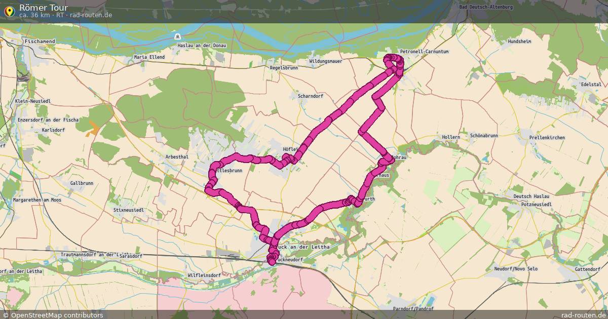 Römer Tour (RT) – Fernradroute auf Rad-Routen.de