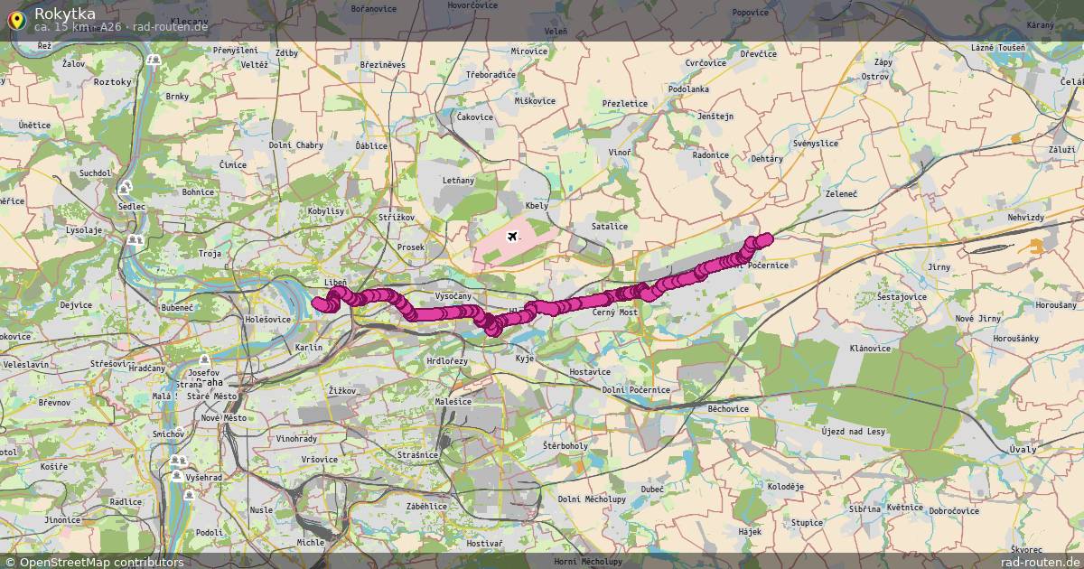 Rokytka (A26) – Fernradroute auf Rad-Routen.de