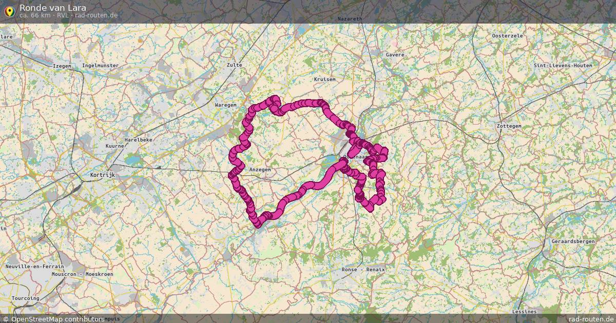 Ronde van Lara (RvL) – Fernradroute auf Rad-Routen.de