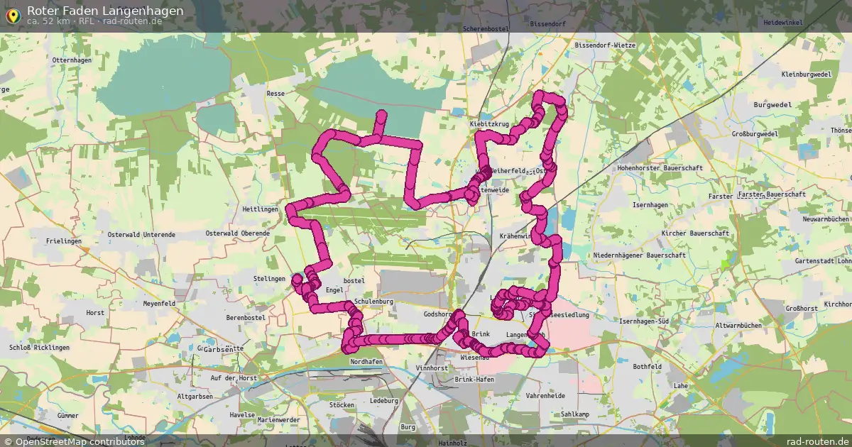 Roter Faden Langenhagen (RFL) – Fernradroute auf Rad-Routen.de