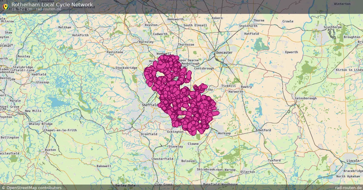Rotherham Local Cycle Network – Fernradroute auf Rad-Routen.de