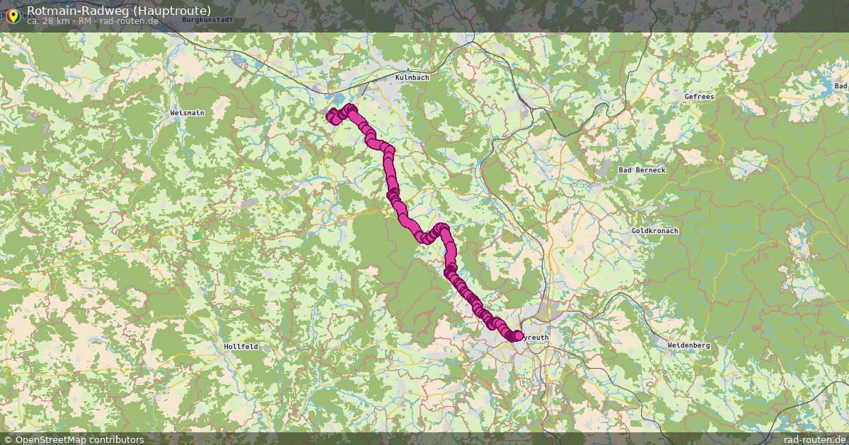 Rotmain-Radweg (Hauptroute) (RM) – Fernradroute auf Rad-Routen.de