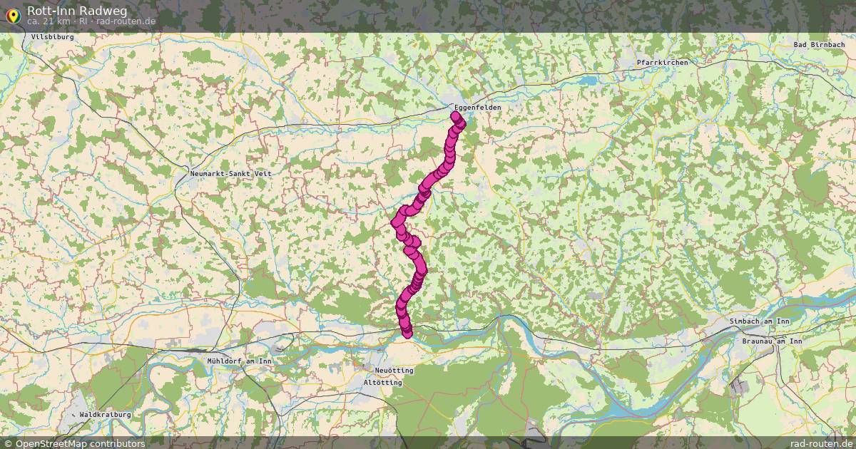 Rott-Inn Radweg (RI) – Fernradroute auf Rad-Routen.de