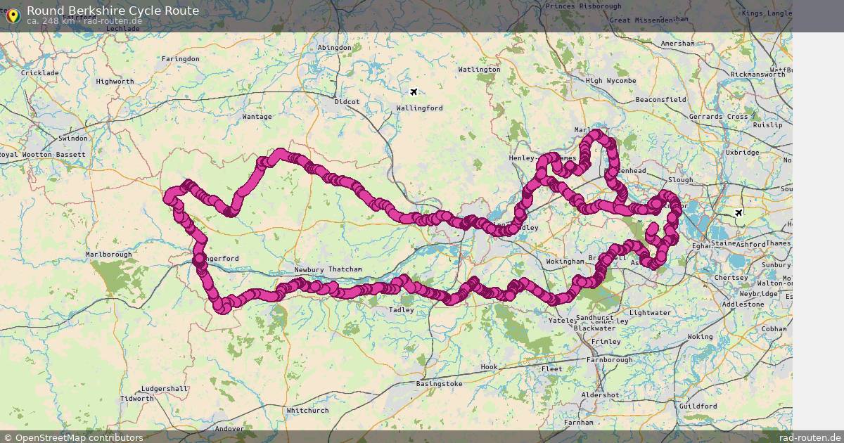 Round Berkshire Cycle Route – Fernradroute auf Rad-Routen.de