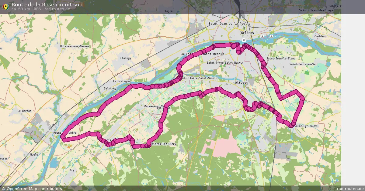 Route de la Rose circuit sud (RRS) – Fernradroute auf Rad-Routen.de