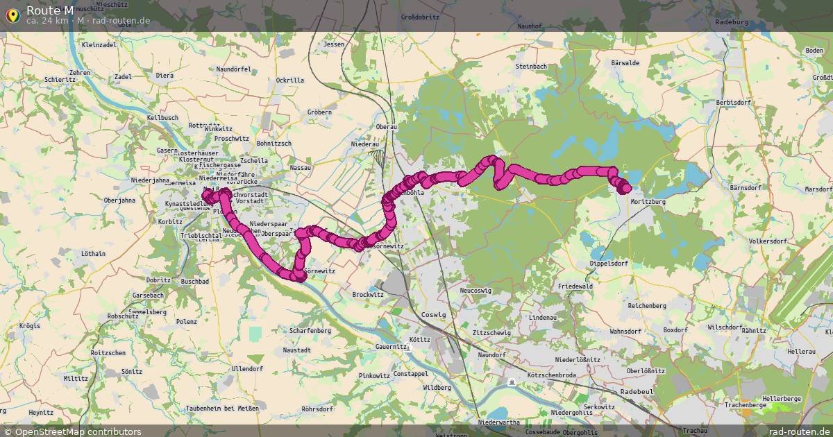 Route M (M) – Fernradroute auf Rad-Routen.de