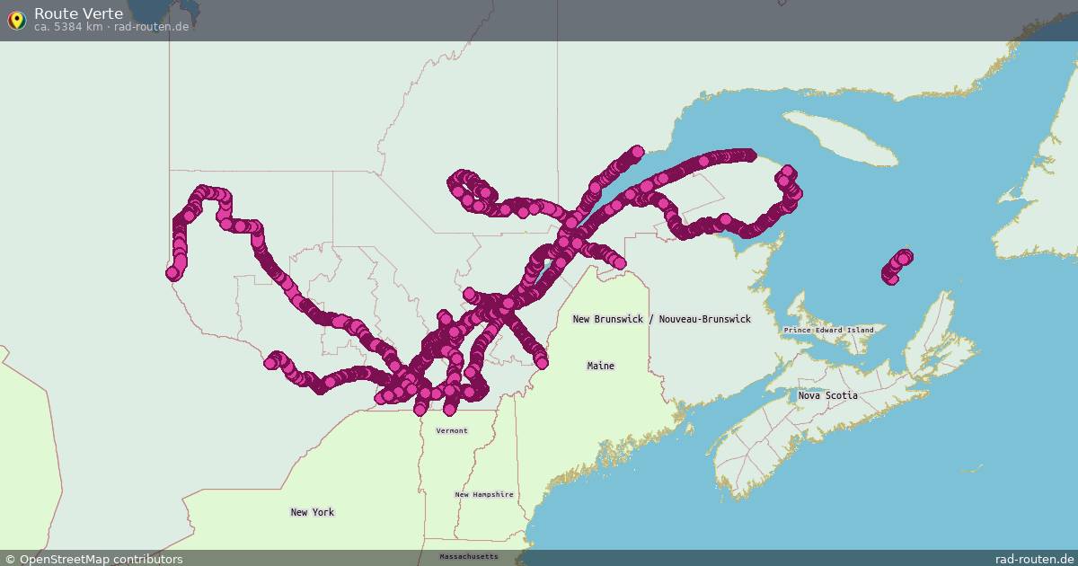 Route Verte – Fernradroute auf Rad-Routen.de