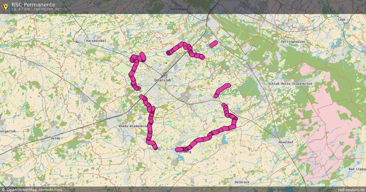 RSC Permanente – Fernradroute auf Rad-Routen.de