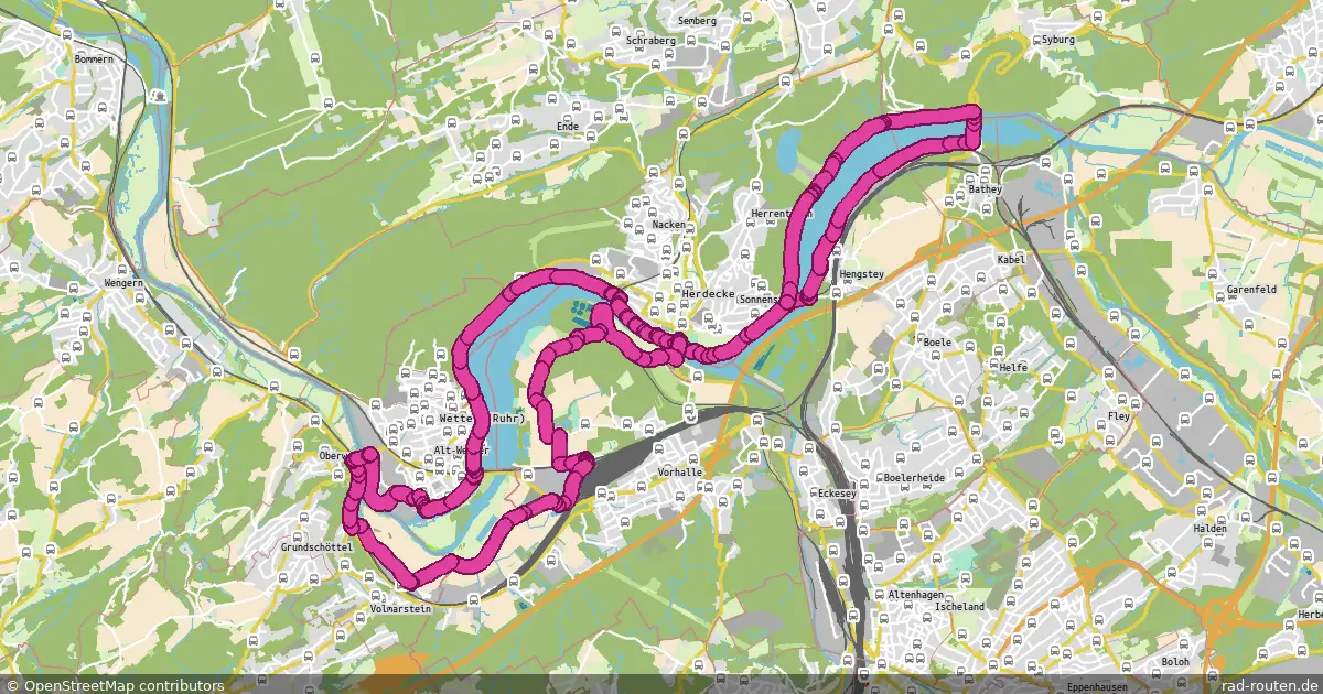 RT 8 – Fernradroute auf Rad-Routen.de