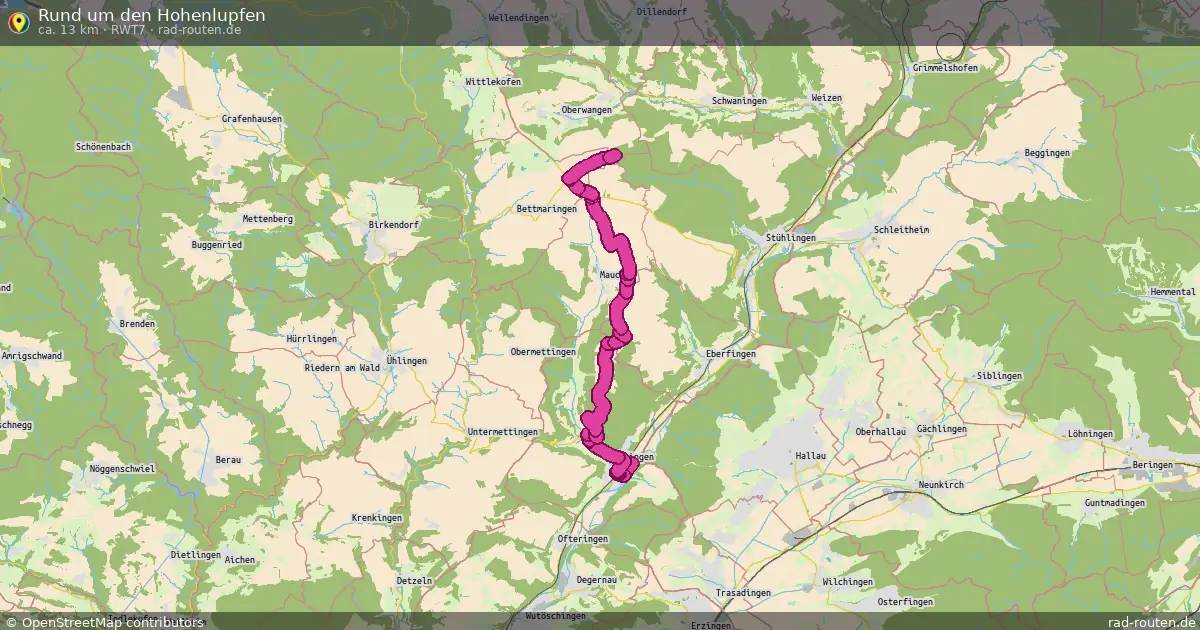 Rund um den Hohenlupfen (RWT7) – Fernradroute auf Rad-Routen.de