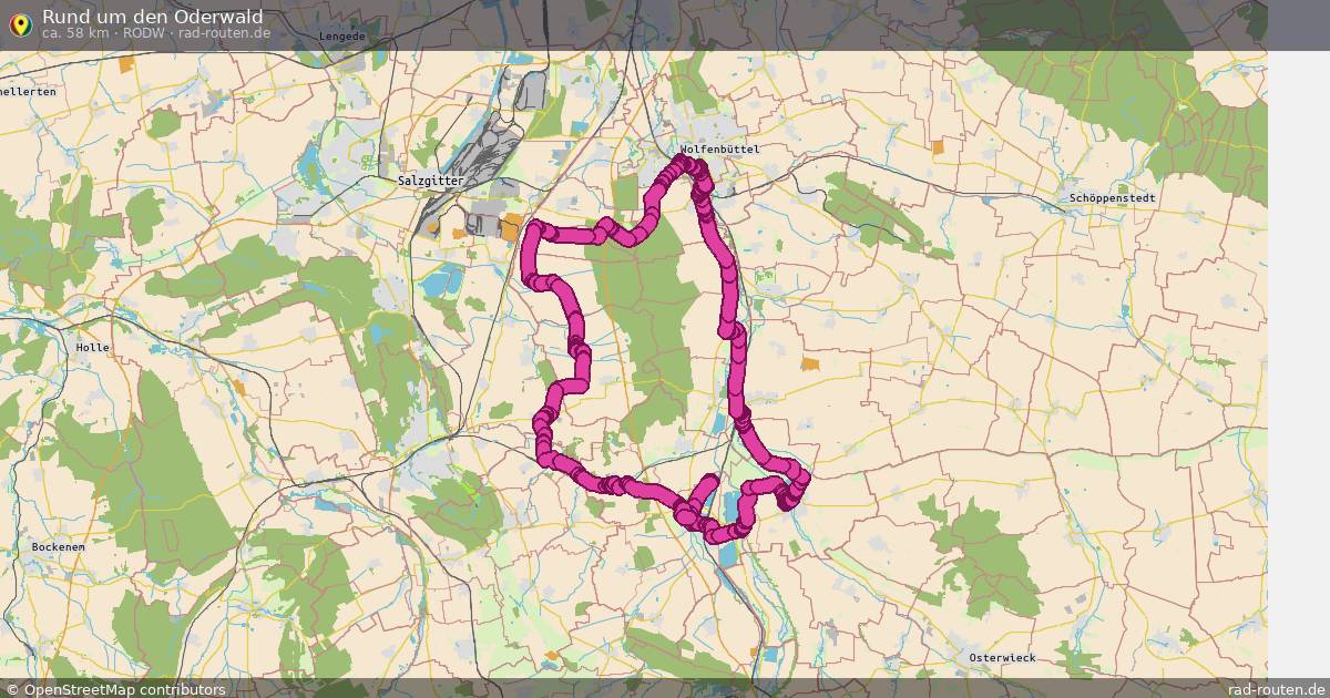 Rund um den Oderwald (RODW) – Fernradroute auf Rad-Routen.de