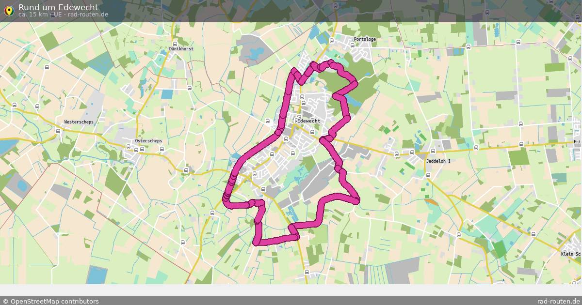 Rund um Edewecht (UE) – Fernradroute auf Rad-Routen.de