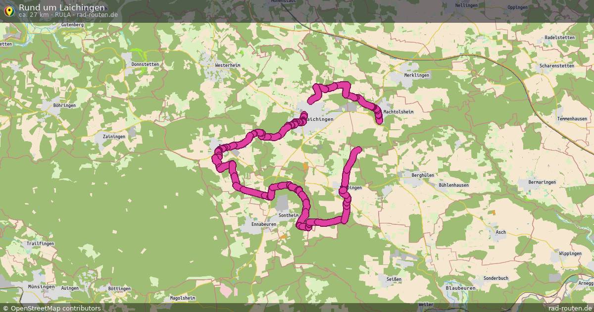 Rund um Laichingen (RuLa) – Fernradroute auf Rad-Routen.de