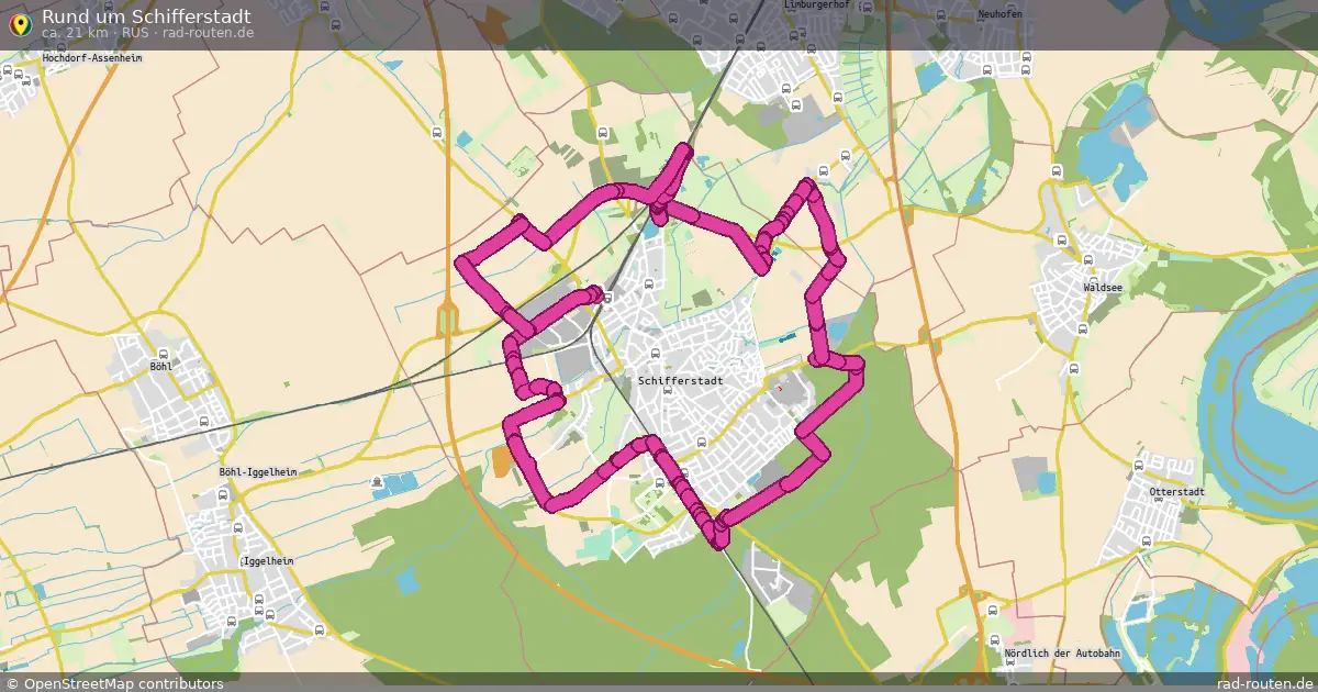 Rund um Schifferstadt (RuS) – Fernradroute auf Rad-Routen.de