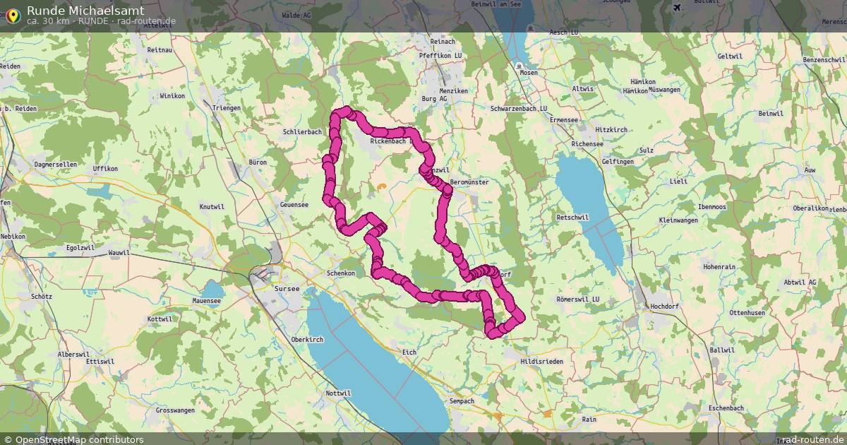 Runde Michaelsamt (Runde) – Fernradroute auf Rad-Routen.de